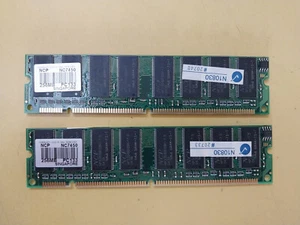 1 x 256Mb PC133 SDram Dimm Double-sided, various brands - Tested Working - Picture 1 of 7