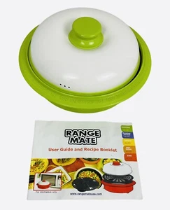 Green Range Mate Mikrowelle Kochen Grill rund mit Dampfgarer Muffinpfanne und Buch - Bild 1 von 8