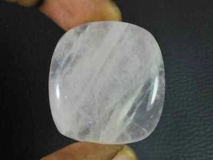35X35MM Natural Pink Rose Quartz Octagon Healing Crystal Cabochon Gemstone I471 - Picture 1 of 9