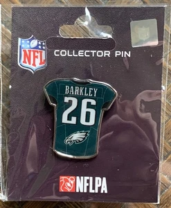 Saquon Barkley Philadelphia Eagles #26 NFL Jersey Exclusive Pin - Midnight Green - Picture 1 of 11