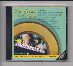 MOTORCITY - THE CREAM OF THE CROP CD Detroit's Soul - Miracles, Contours, Elgins - Imagen 1 de 2