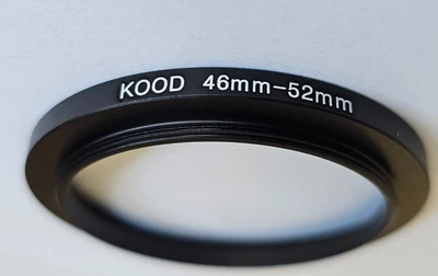 STEP UP ADAPTER 46MM-52MM STEPPING RING 46MM TO 525MM 46-52 FILTER ADAPTOR - Image 1 of 4