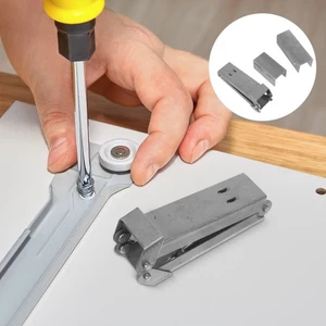  1 Set Cerniera Tavolo Pieghevole: Accessorio Cerniera Telaio Tavolo Pieghevole - Scrivania Pieghevole - Foto 1 di 12