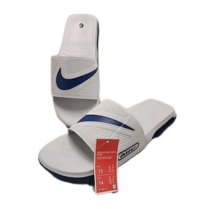 Sandalo da uomo Nike Air Max Cirro Slide taglia 13 (swoosh blu) - Foto 1 di 11