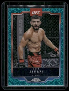 2025 Topps Chrome UFC #175 Amir Albazi Teal Lazer Refractor #/175 - Bild 1 von 2