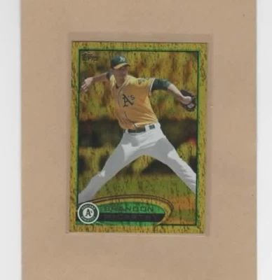 2012 Topps - Brandon McCarthy #73 Gold Sparkle Oakland Athletics Foto 1 de 3
