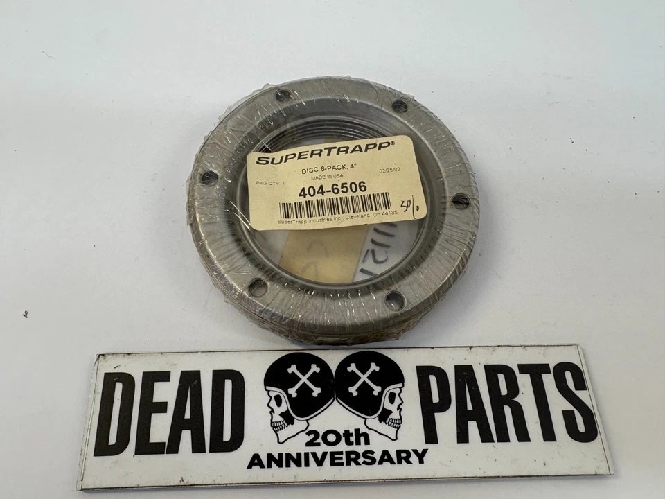 Supertrapp NIP 404-6506 4" silenciador difusor deflector paquete de 6 discos kit Foto 1 de 2