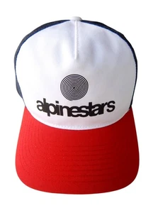 Alpinestars USA Men's New Red White Blue Adult-Size Snapback Trucker Cap Hat - Bild 1 von 10