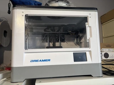 Flashforge Dreamer 3D Printer Dual-Extruder Clear Door and Rear Fan - Image 1 of 2