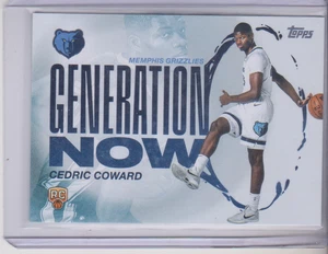2025-26 Topps Cedric Coward Generation Now insert Rookie GN-11 Memphis Grizzlies - Bild 1 von 2