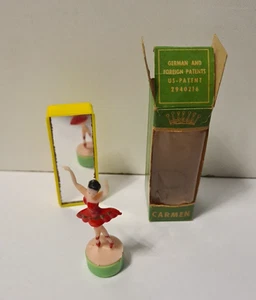 Vintage! Magnetische Figur - Tänzerin mit Spiegel CARMEN 50er-60er Jahre MAGNETO - Bild 1 von 5