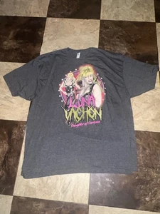 Camisa Luna Vachon Para Hombres XXXL Gris Hija de la Oscuridad Lucha Tultex 202 WWE - Imagen 1 de 7