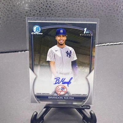 2023 Bowman Chrome Brandon Mayea 1st Bowman On Card Auto Autograph - Image 1 of 2