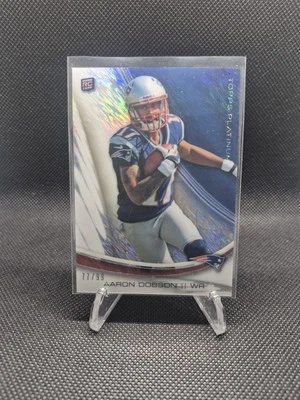 2013 Topps Platinum Aaron Dobson Frost Refractor /99 Rookie RC Patriots! - Image 1 of 2