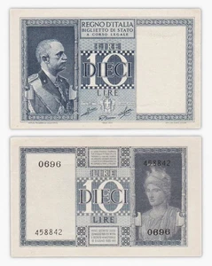 10 LIRE 1944 ITALIEN / ITALIA - P25c - Bild 1 von 2
