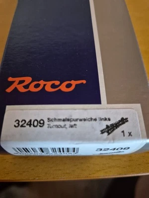 Roco 32409 Schmalspurweiche links ohne Antrieb 1:87 Spur H0e - Bild 1 von 2