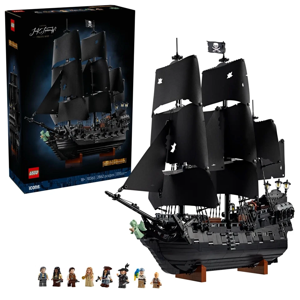 LEGO 10365 Barco Pirata Perla Negra Capitán Jack Sparrow Foto 1 de 1