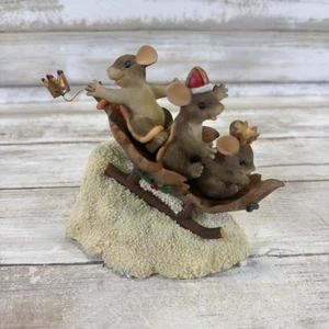 Statuina CHARMING TAILS Weee...Tre Re - Ed. Speciale Natale Fitz & Floyd - Foto 1 di 5