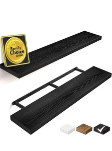 Bayka Floating Shelves 36 Inches Black NEW - Picture 1 of 3