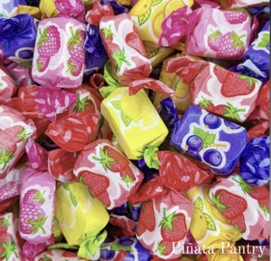 ASSORTED FRUIT CHEWS Pick & Mix Candy Sweets Wrapped Party Fruity Chew Berry - Picture 1 of 4