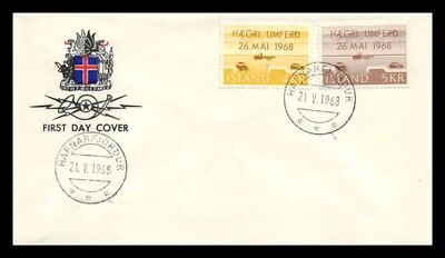 Iceland 1968 FDC, The Right Hand Traffic Change. Lot # 11. - Image 1 of 2