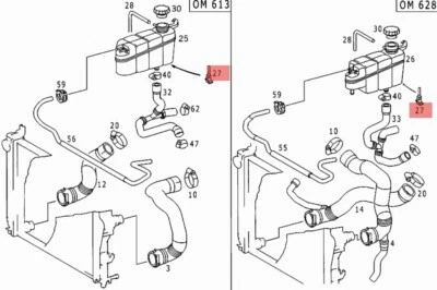 MERCEDES W209/219/211/463 SENSORE LIVELLO LIQUIDO RAFFREDDAMENTO OEM A2205450024 - Immagine 1 di 4