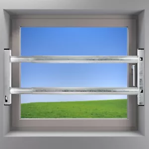 Fenstersicherung Türsicherung Einbruchschutz mit Schloss, 2Fach, 1000-1700mm Tür - Bild 1 von 9