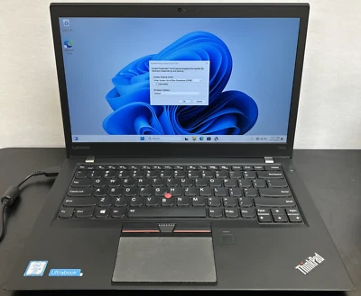 Lenovo ThinkPad T460s 14" (256GB SSD, Intel Core i5-6300U, 2.4GHz, 8GB RAM)WIN11 Foto 1 de 4
