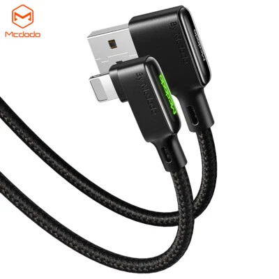 Charging Cable for iPhone 14 13 12 11 Pro Max XR SE Mcodo LED Charger Data Cord - Image 1 of 4