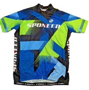 Sponeed Mens Cycling Shirt Short Sleeve with Pocket Reflective XL/new - Picture 1 of 18