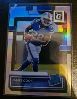 2022 Donruss JAMES COOK Optic Rated Rookie Preview Bills #P-315. SSP CASE HIT - Image 1 of 2