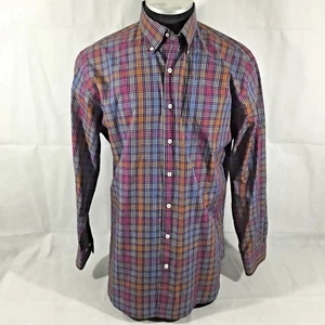 Camicia uomo Peter Millar multicolore a quadretti e a scacchi manica lunga - Foto 1 di 5