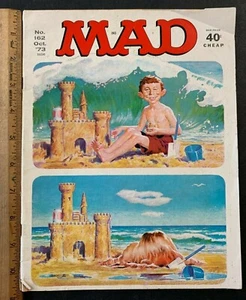 1973 OKTOBER AUSGABE #162 VERRÜCKTE PARODIE HUMOR MAGAZIN KOSTENLOSER VERSAND (AA) 92121 - Bild 1 von 3