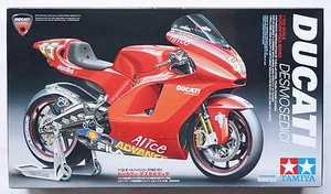 TAMIYA 1/12 Ducati Desmosedici MotoGP 2004 scale model kit w/ Cartograf #14101 - Picture 1 of 11