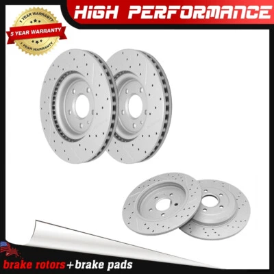 Rotores de freno de disco delanteros y traseros para Ford Explorer Ford Taurus Flex 2011-2019 Foto 1 de 4