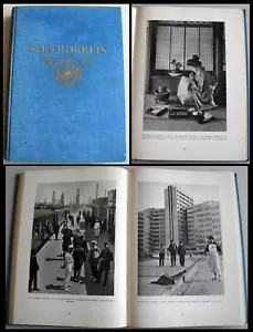 1935 Around the World illustrated album, vintage exotic photos from 5 continents - Imagen 1 de 12