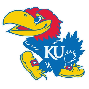 Kansas University Vinyl Sticker/Decal -NCAA -College Football -Jayhawks - Picture 1 of 3