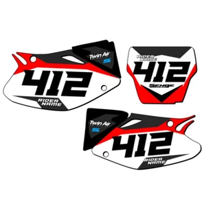 CRF 450 R SG63 Custom MX Number Plates Senge Graphics Kit Compatible with Honda - Picture 1 of 25