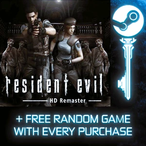 Resident Evil HD REMASTER 🎮 GLOBAL PC STEAM KEY + FREE RANDOM GAME - Picture 1 of 9