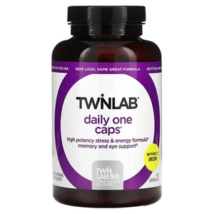 Twinlab Daily One Caps Without Iron 180 Capsules Iron-Free - Picture 1 of 2