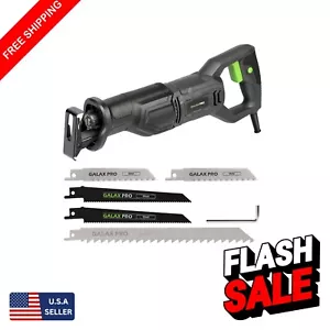 Lightweight Corded Reciprocating Saw - 3000SPM, Ergonomic Silicone Handle - Picture 1 of 11