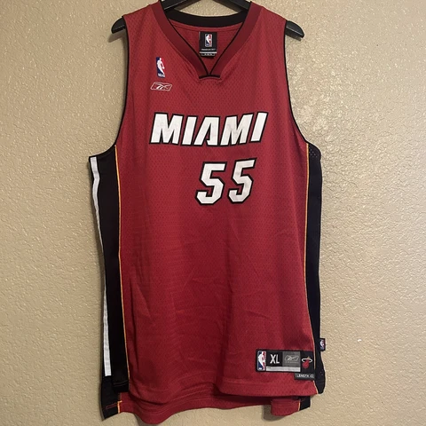 Vintage Miami Heat Jason Williams #55 White Chocolate Sewn NBA Reebok Jersey XL Cover