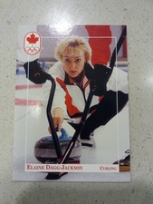 Elaine Dagg-Jackson Curling 1992 Canada Olympic Card