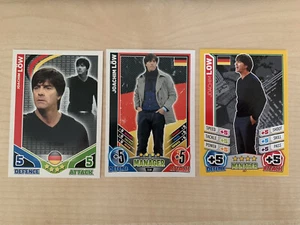 3 Fußball Topps Match Attax Manager Trainer Sammelkarten Cards DFB Joachim Löw - Bild 1 von 2