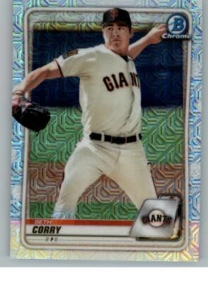 2020 Bowman Chrome Prospects #BCP242 Seth Corry (ref 133138) - Image 1 of 2