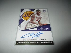 D'Angelo Russell 2015-16 Panini Prestige Auto RC #PPS-DR /299