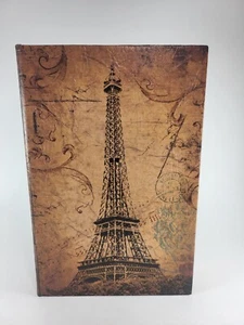 PARIS Eiffel Tower Wood Decorative Keepsake Storage Box 12” X 8” X 3" - Picture 1 of 8