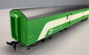 HO AHM/Rivarossi 1930 Smooth Side Baggage Car Burlington Northern #223 HO4865 - Picture 1 of 10