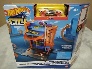 2022 Hot Wheels City Downtown Car Park Playset - Brand New Unopened ~NEW - Picture 1 of 10
