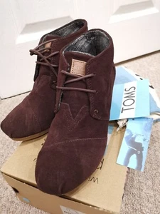 TOMS Wedge Boots - Size 5 - Picture 1 of 9